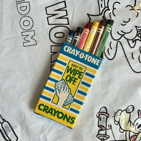 VINTAGE Walt Disney Mickey Mouse Color & Recolor Activity cloth 1983 Pastime Ind - Picture 10 of 11